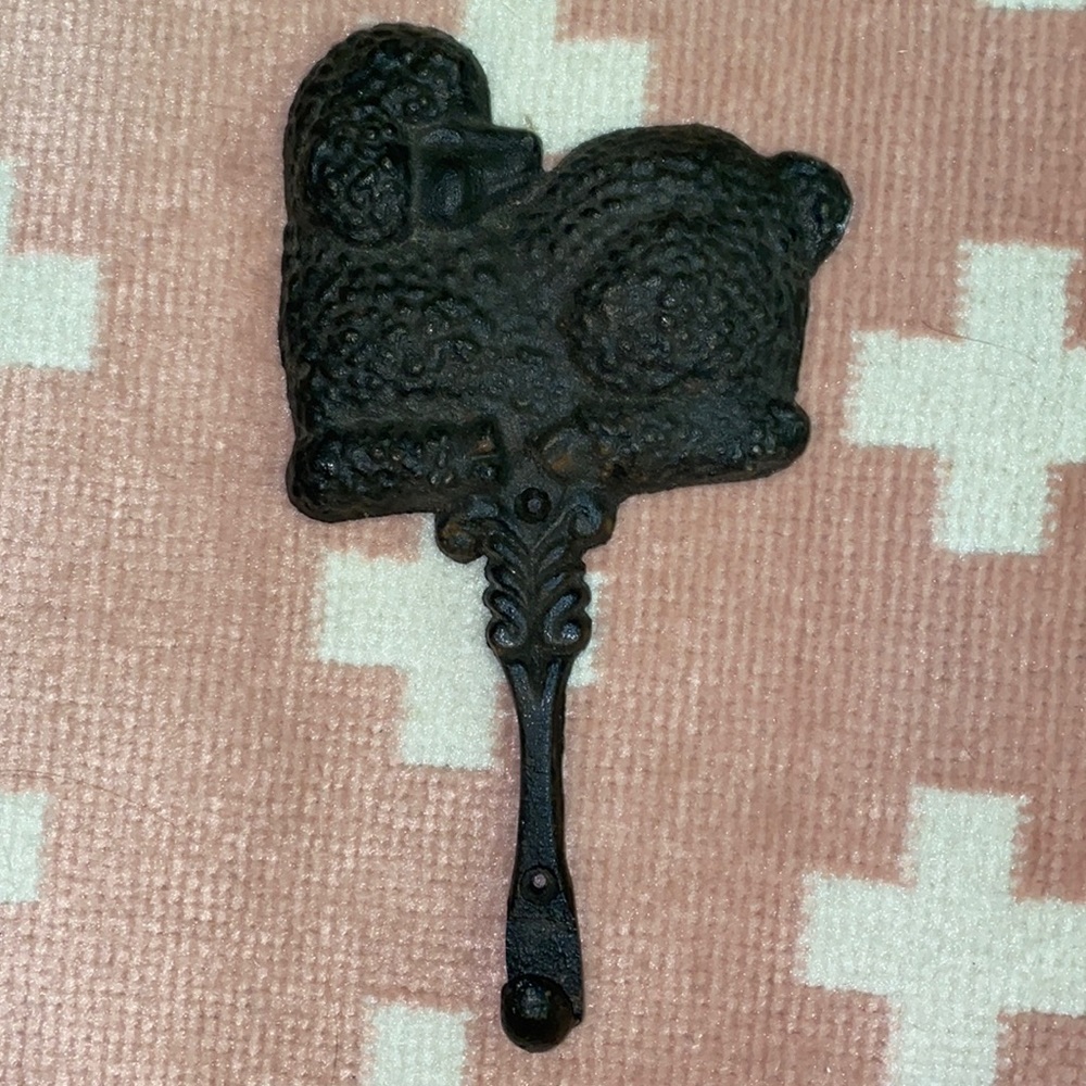 Cast Iron Sheep / Poodle Wall Hook